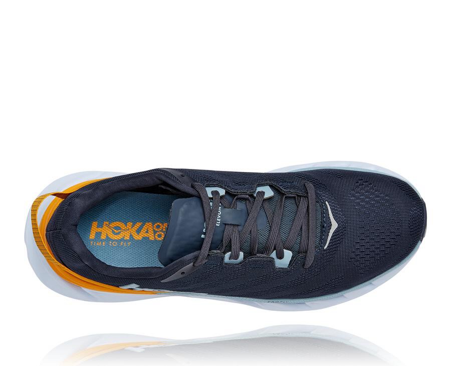 Tenis Hoka One One Hombre Azul Marino/Blancos - Elevon 2 - CAWL95362